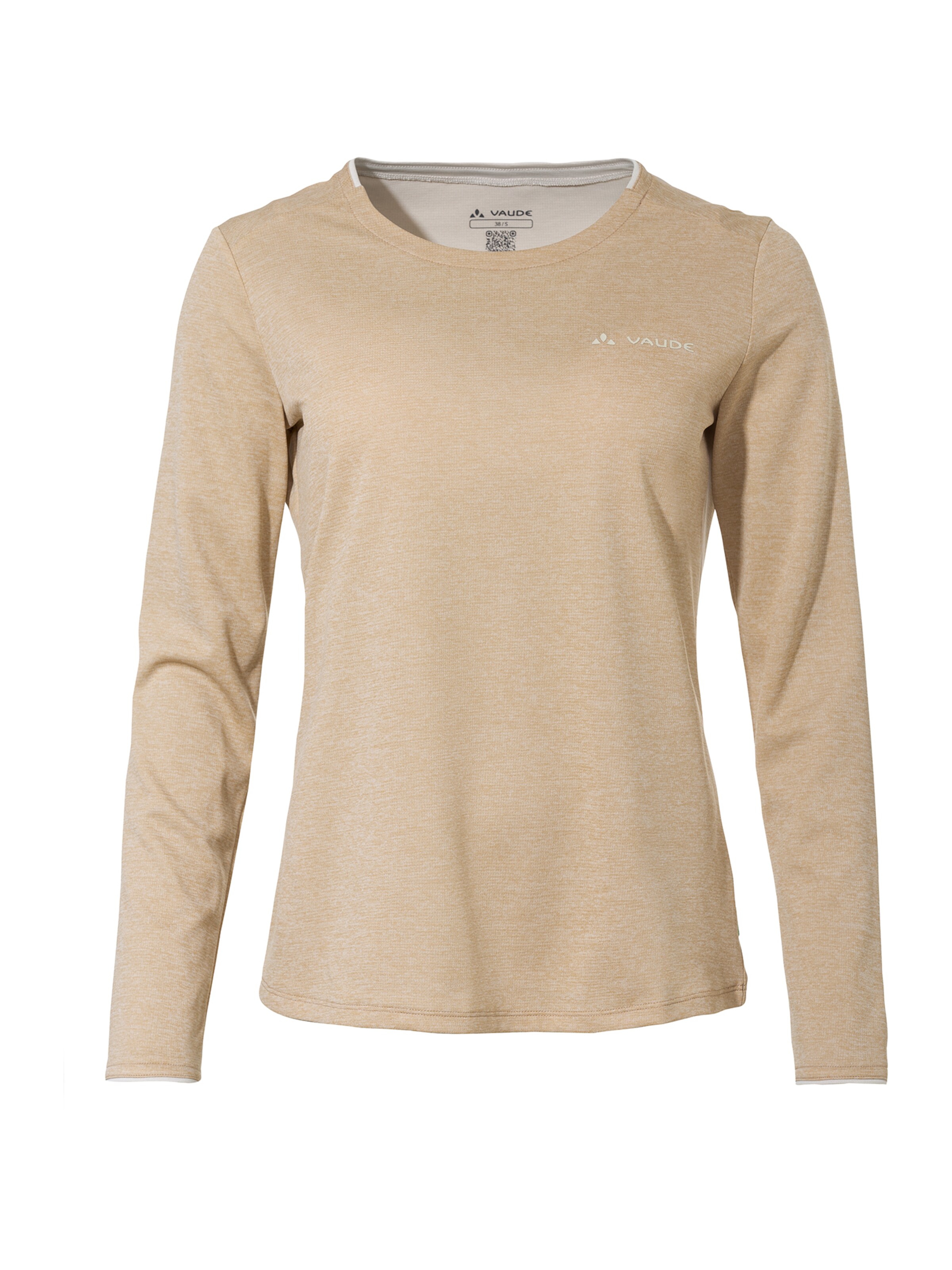 VAUDE Funktionsshirt 'Essential' in Beige: Vorderseite