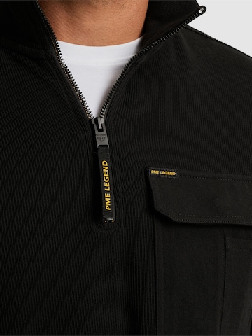 PME Legend Sweatshirt 'Pullover with half-zipper' i sort