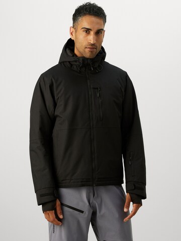 ICEPEAK Urheilutakki 'CHESTER' värissä musta: etupuoli