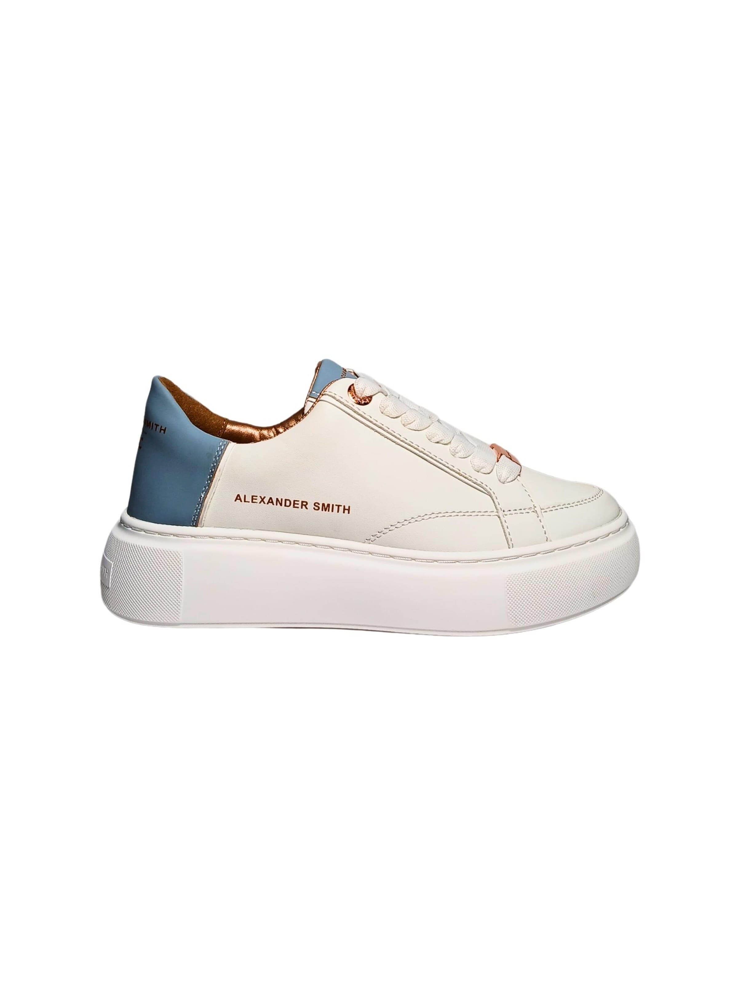Alexander Smith - Zapatillas deportivas bajas en blanco: frente