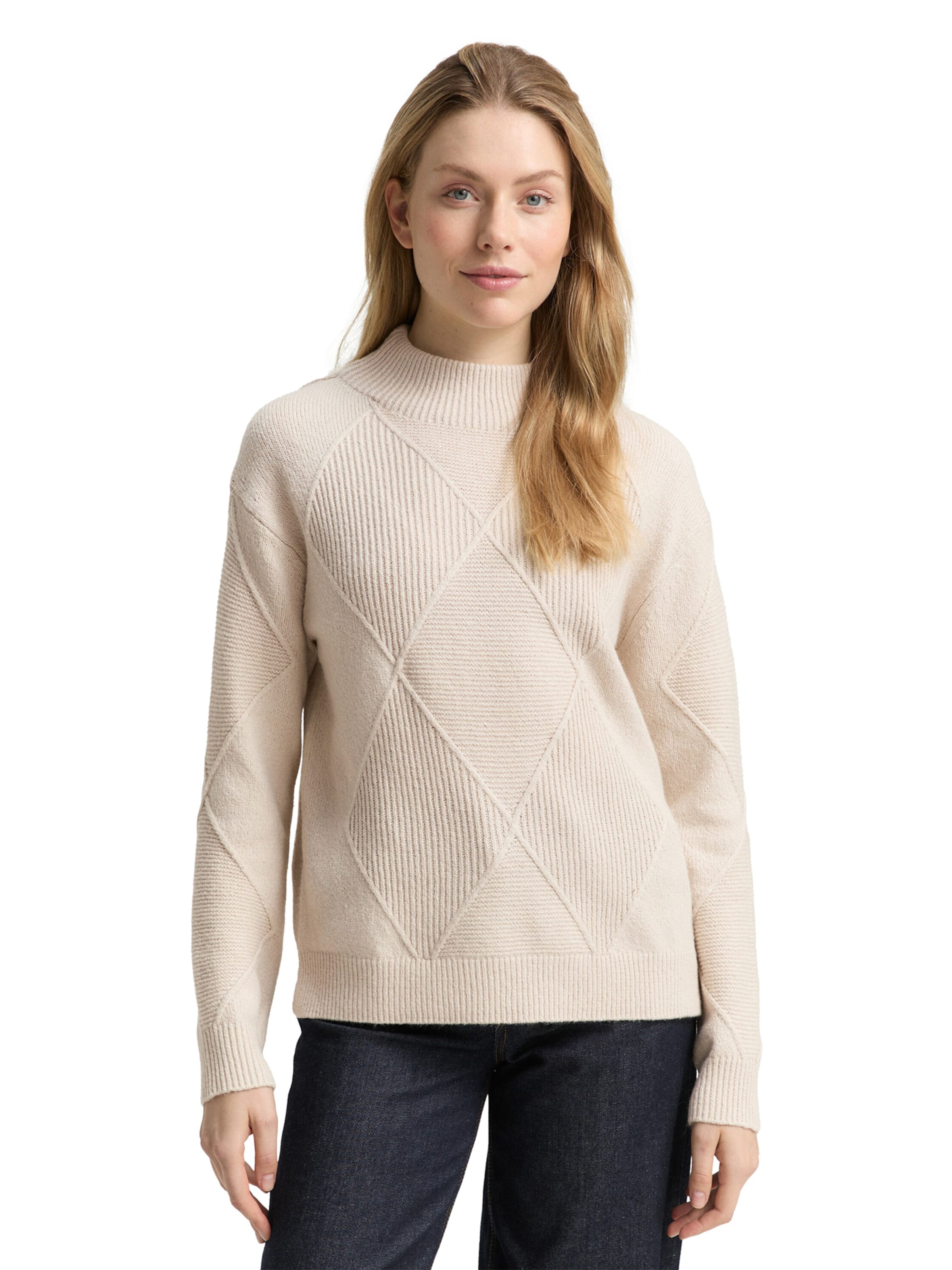 Pullover di TOM TAILOR in beige: frontale