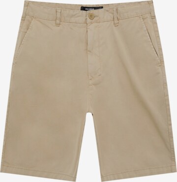 Pantaloni chino di Pull&Bear in beige: frontale