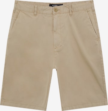 Pull&Bear Chino Pants in Beige: front