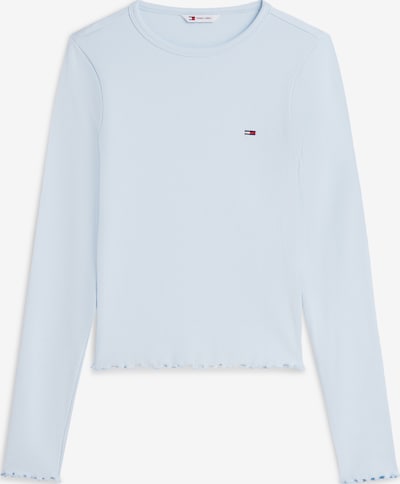 Marškinėliai iš Tommy Jeans, spalva – dangaus žydra, Prekių apžvalga