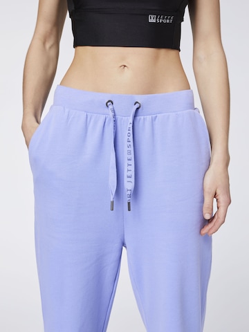 Jette Sport Wide Leg Hose in Blau