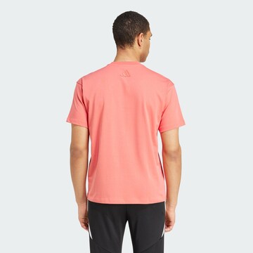 T-Shirt fonctionnel ADIDAS PERFORMANCE en rouge