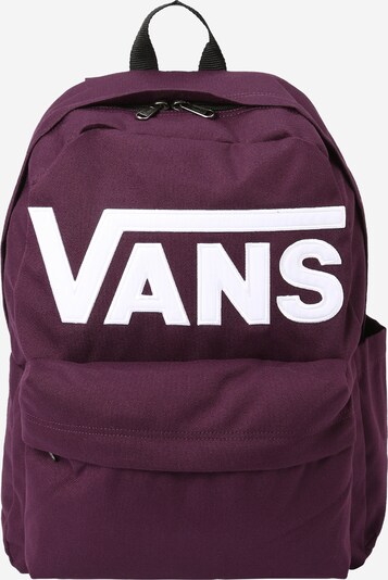 VANS Ryggsäck 'OLD SKOOL' i aubergine / vit, Produktvy