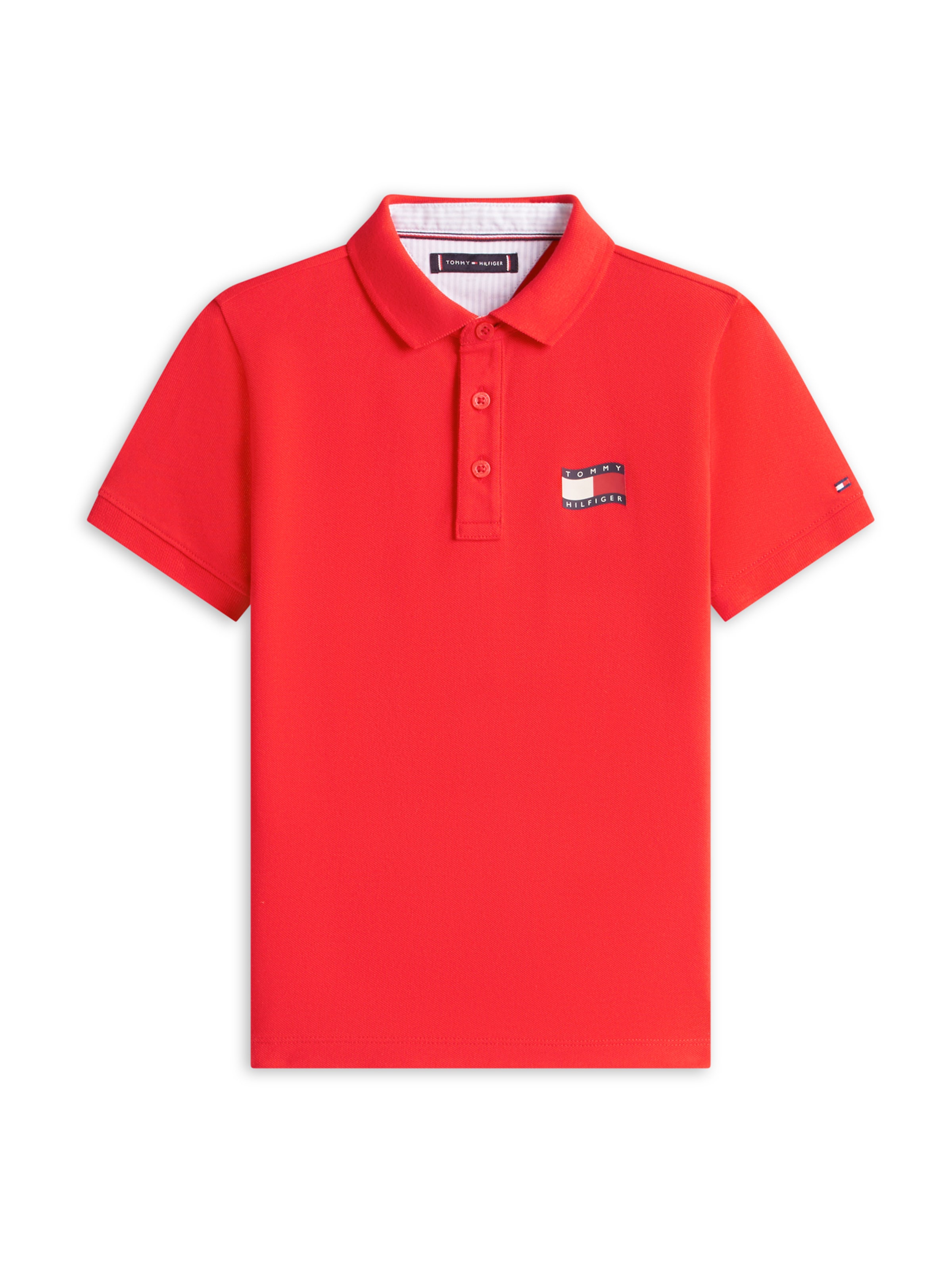 T-Shirt TOMMY HILFIGER en rouge : devant