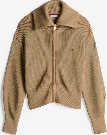 TOMMY HILFIGER Knit cardigan in Brown: front