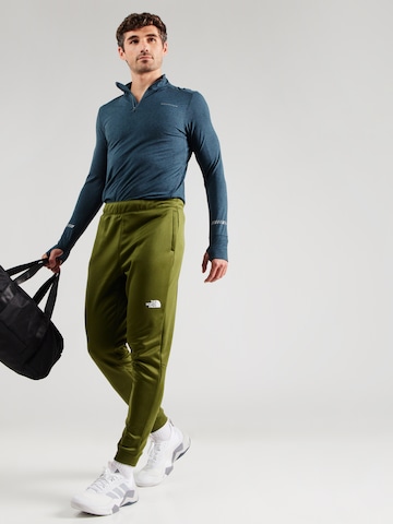 THE NORTH FACE Ozke Outdoor hlače 'REAXION' | zelena barva