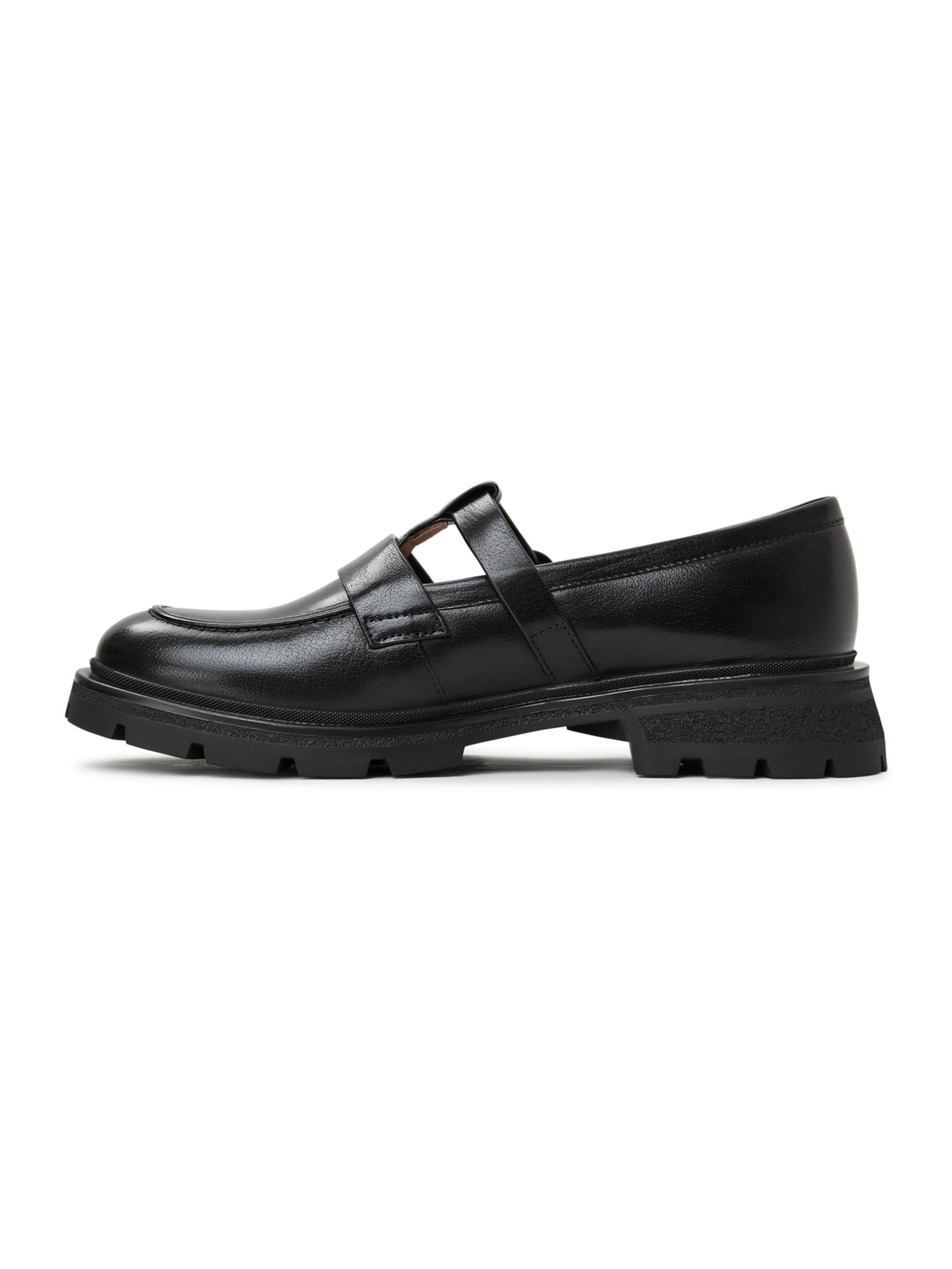 CESARE GASPARI - Sapato Slip-on em preto: frente