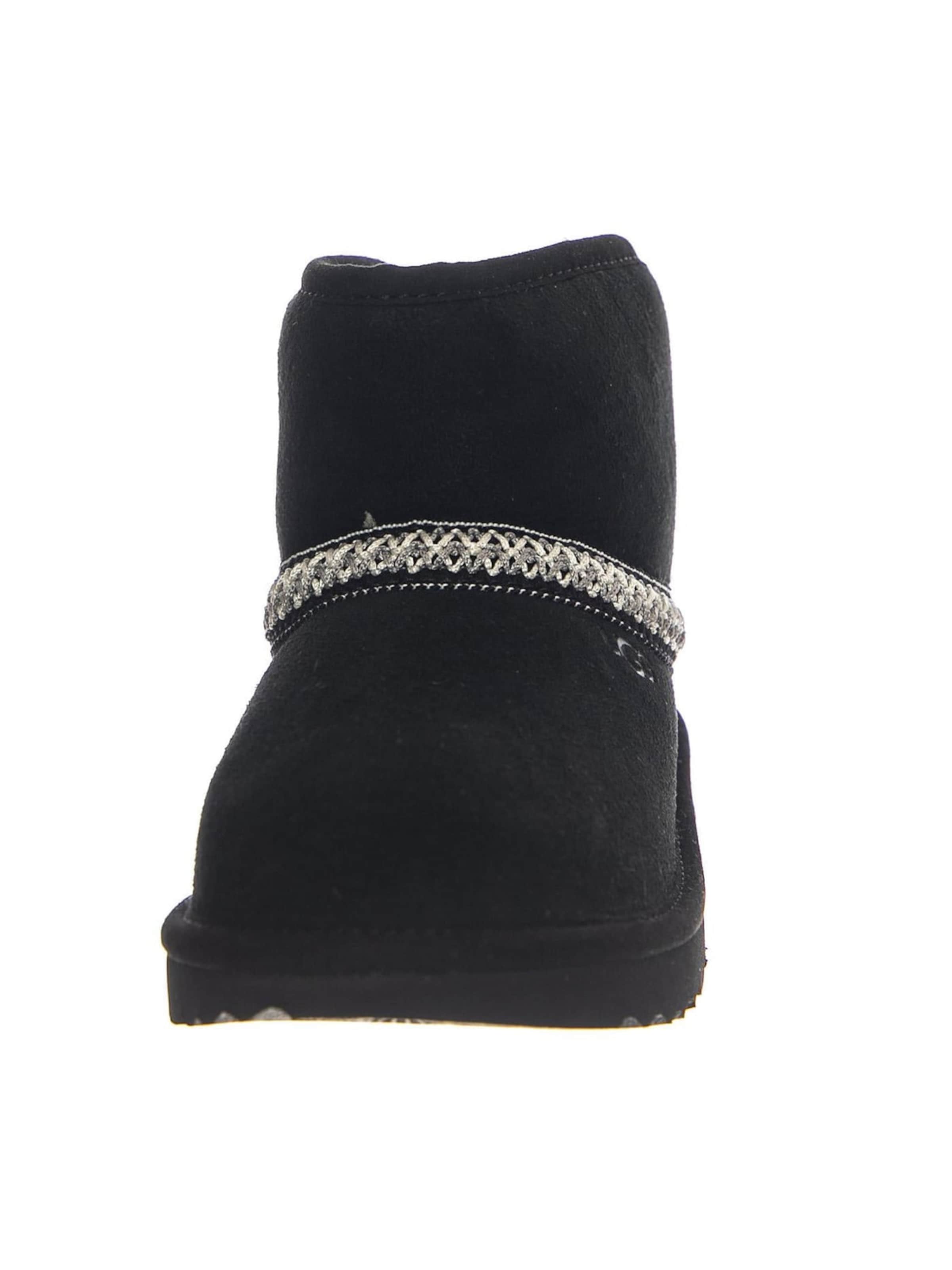 UGG Boots 'K Classic Mini Crescent Black' in Black