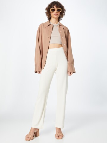 Libertine-Libertine Flared Pants 'Rack' in White