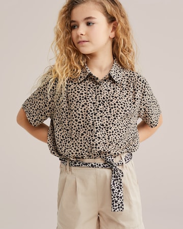 WE Fashion Блузка в Коричневый: спереди