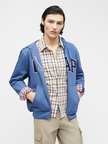 GAP Sweatvest 'HERITAGE' in Blauw