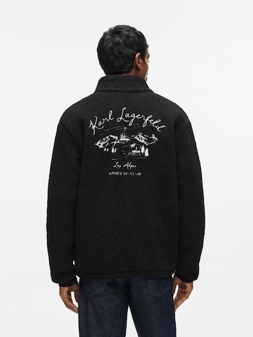 Karl Lagerfeld Bluza polarowa w kolorze czarny