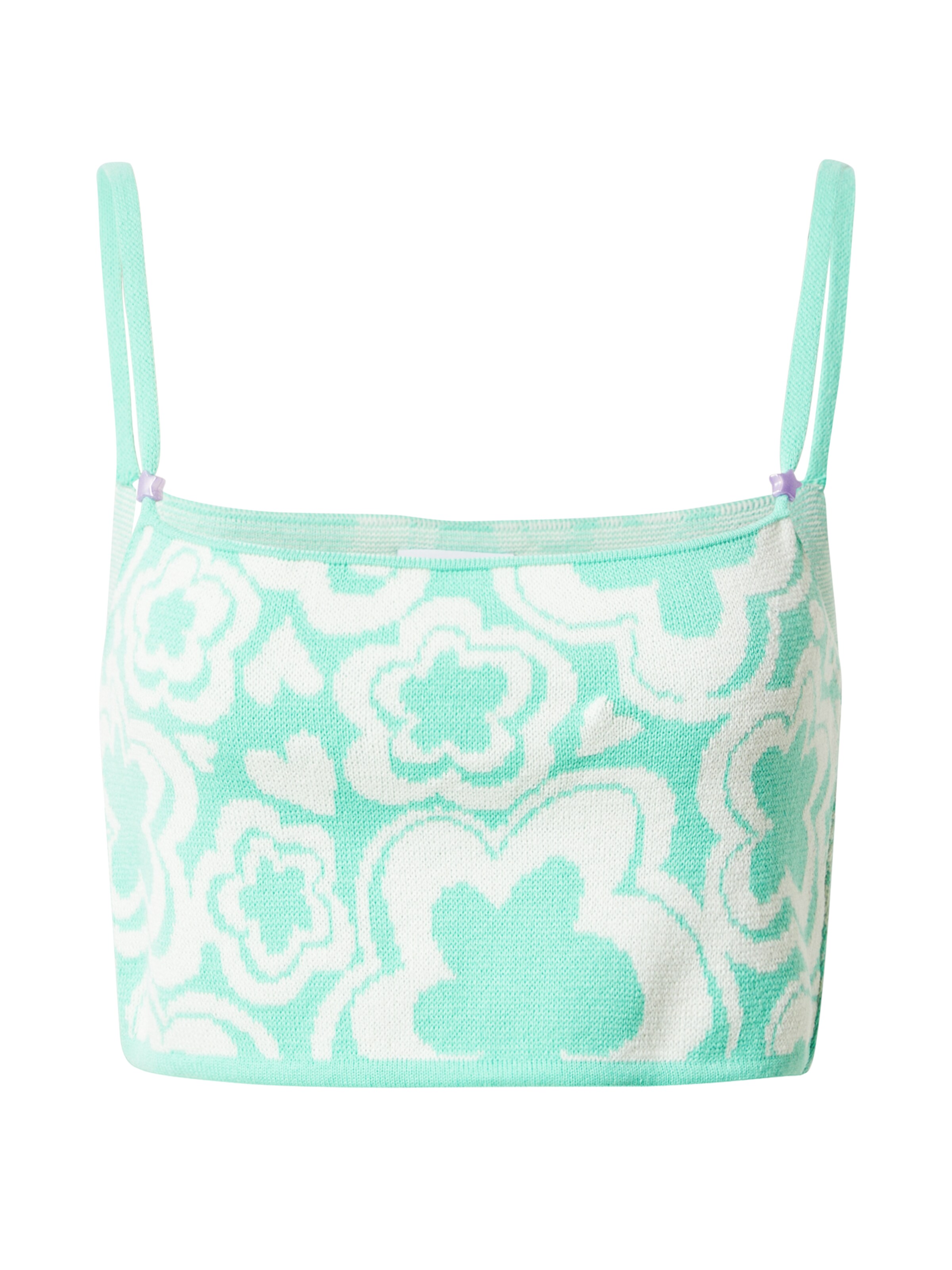 Tops en tricot Vintage Supply en vert : devant