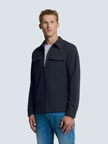 Veste mi-saison No Excess en bleu : devant