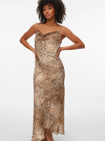 VERO MODA Φόρεμα 'VMSMILLA' σε καφέ: μπροστά