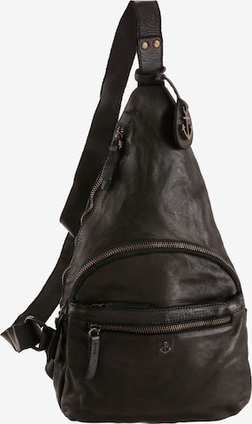 ASH Rucksack 'Anchor Love' in Schwarz: predná strana