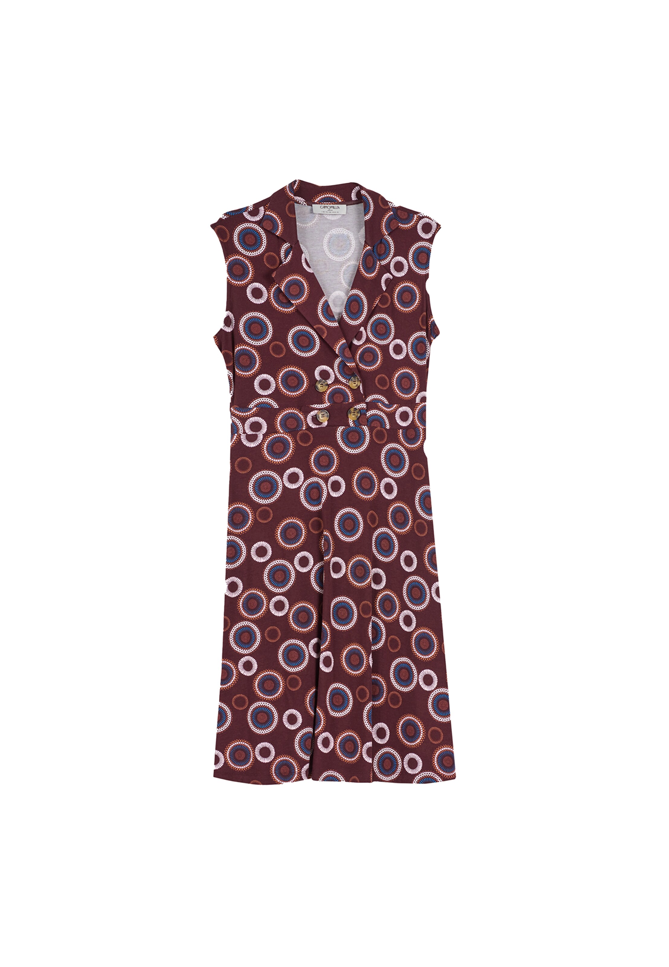 Camomilla Italia Dress 'ARTIC' in Blue / Ochre / Red / White, Item view