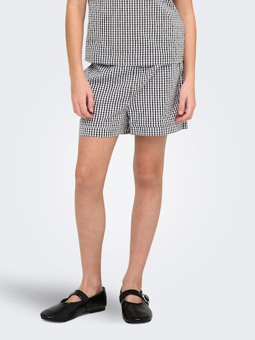 ONLY GIRLS Regular Pants 'KOGSMILLA' in Black: front