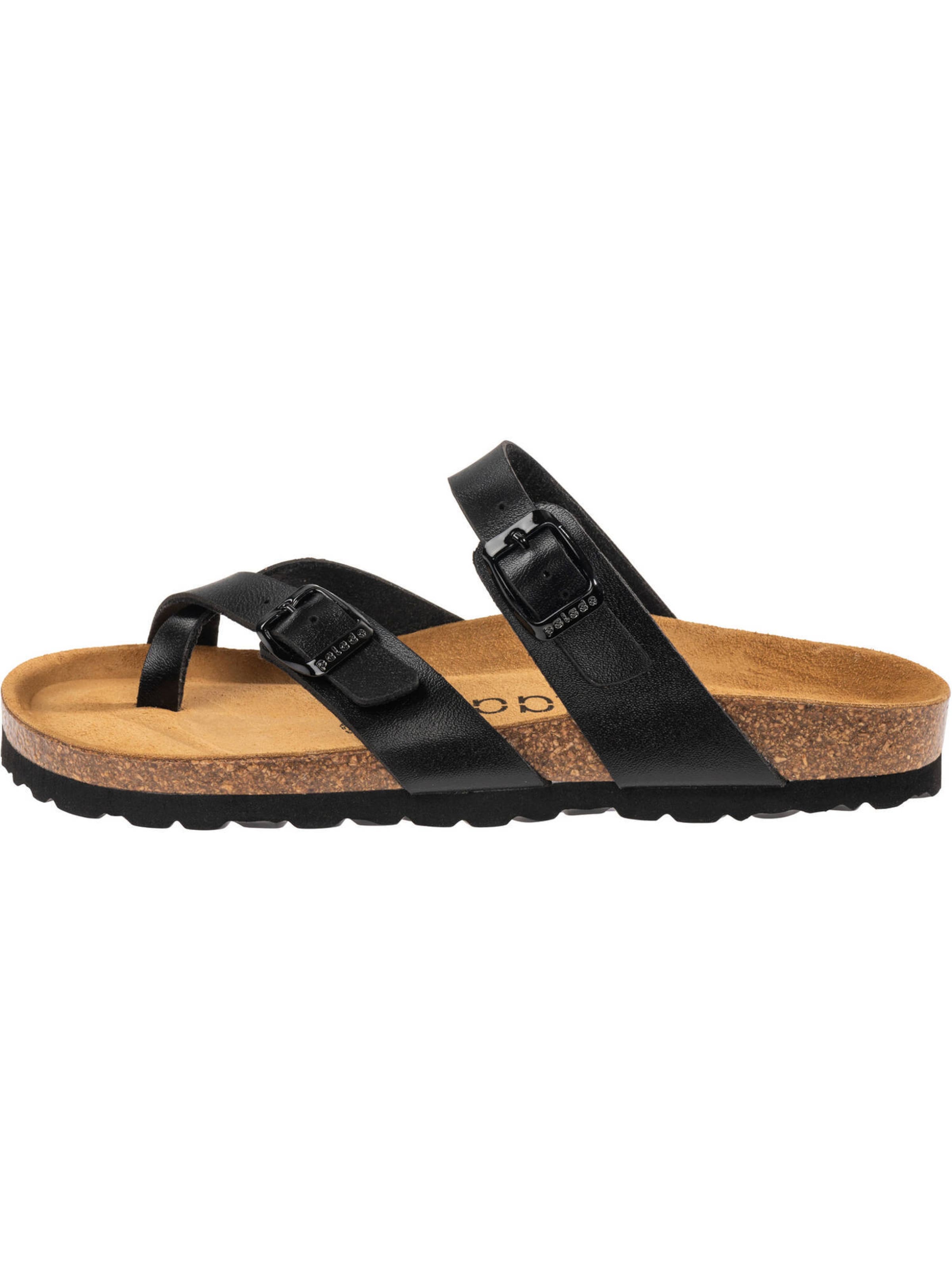 Palado Teenslipper 'Cres' in Zwart: voorkant