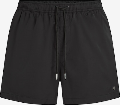 Maudymosi kelnaitės ' Boardshorts mit Monogramm-Pin ' iš Karl Lagerfeld, spalva – juoda, Prekių apžvalga