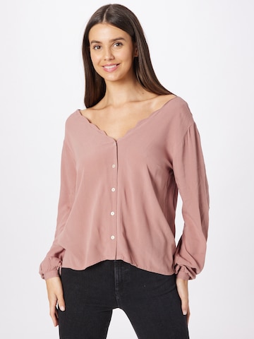 Camicia da donna 'Nina' di ABOUT YOU in rosa: frontale