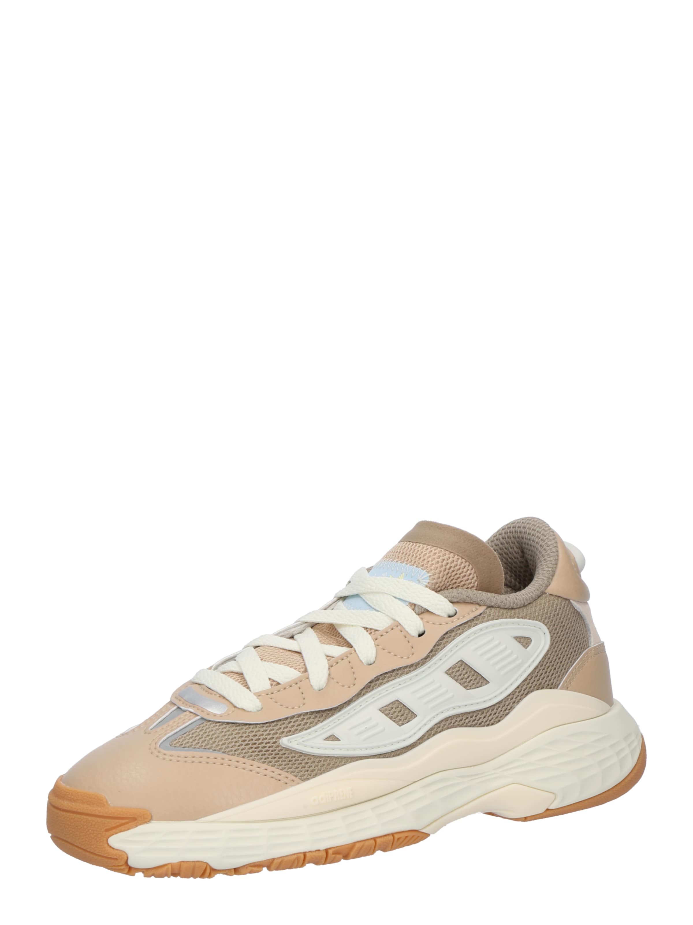 ADIDAS ORIGINALS Baskets basses 'NITEBALL III' en nude / beige clair / beige foncé / blanc naturel, Vue avec produit