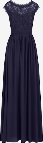Robe de soirée Kraimod en bleu : devant