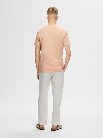 SELECTED HOMME Shirt in Orange