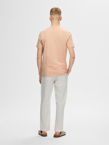 SELECTED HOMME T-Shirt in Orange