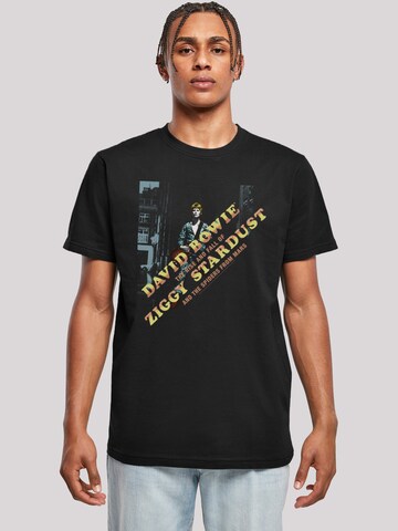 F4NT4STIC T-Shirt 'David Bowie' in Schwarz: Vorderseite