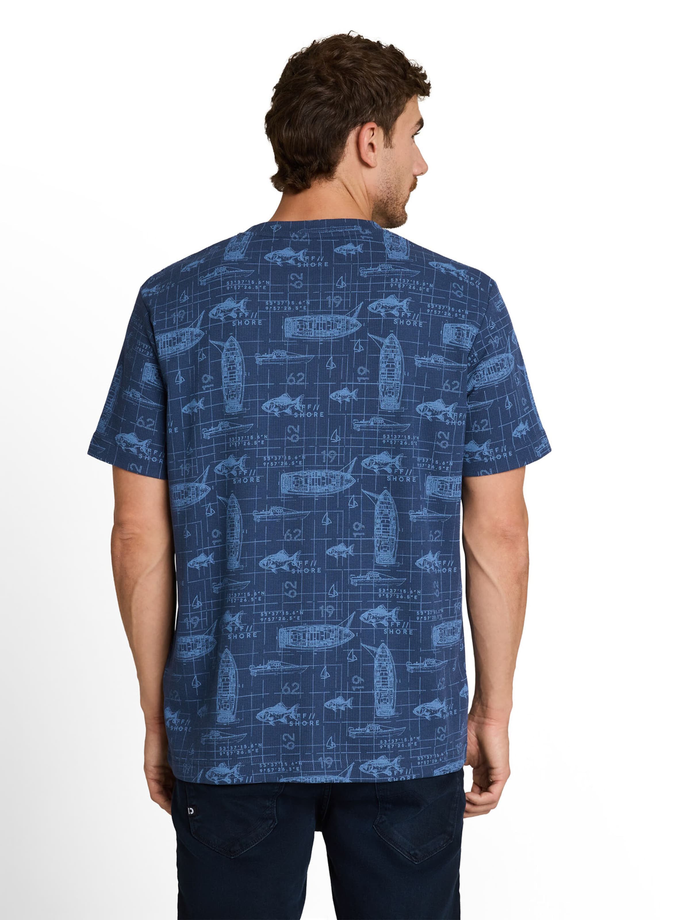 Tricou de la TOM TAILOR pe albastru