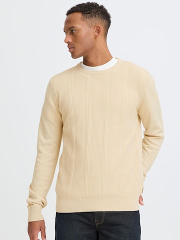 Pull-over 'BHBaron' BLEND en beige : devant