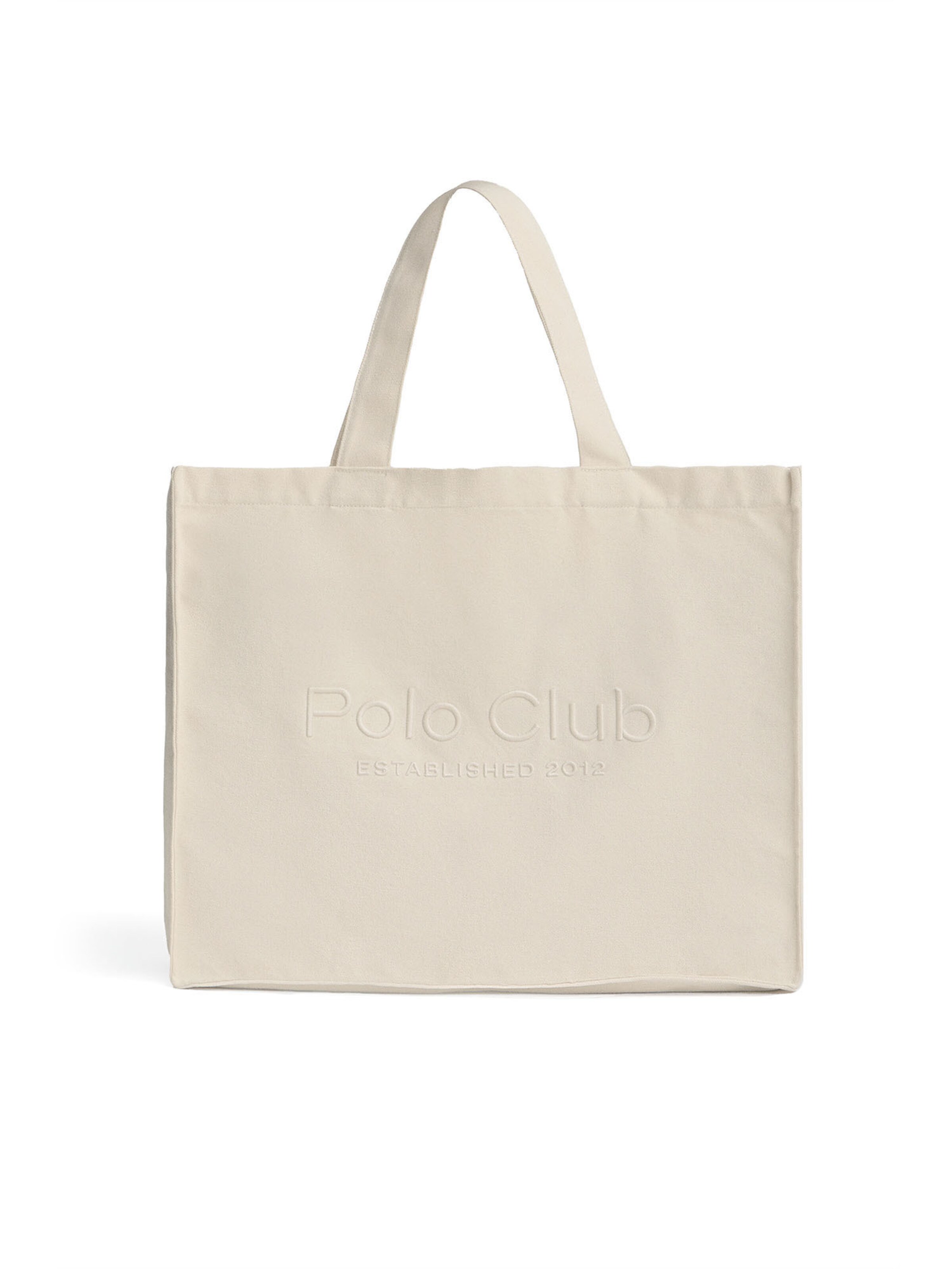 Polo Club Shopper in Beige: front