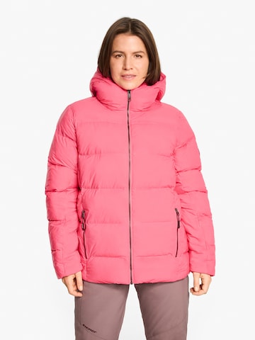 ZIENER Athletic Jacket 'TRAVA' in Pink: front