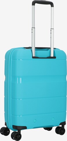 American Tourister Trolley in Blauw