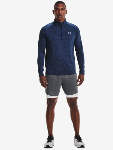 UNDER ARMOUR Functioneel shirt 'Tech 2.0' in Blauw