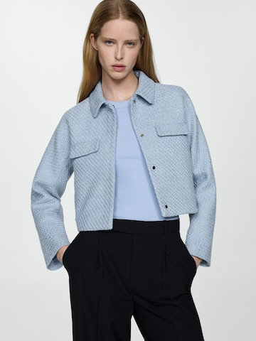 MANGO Jacke 'NAPOLES' in Blau: predná strana