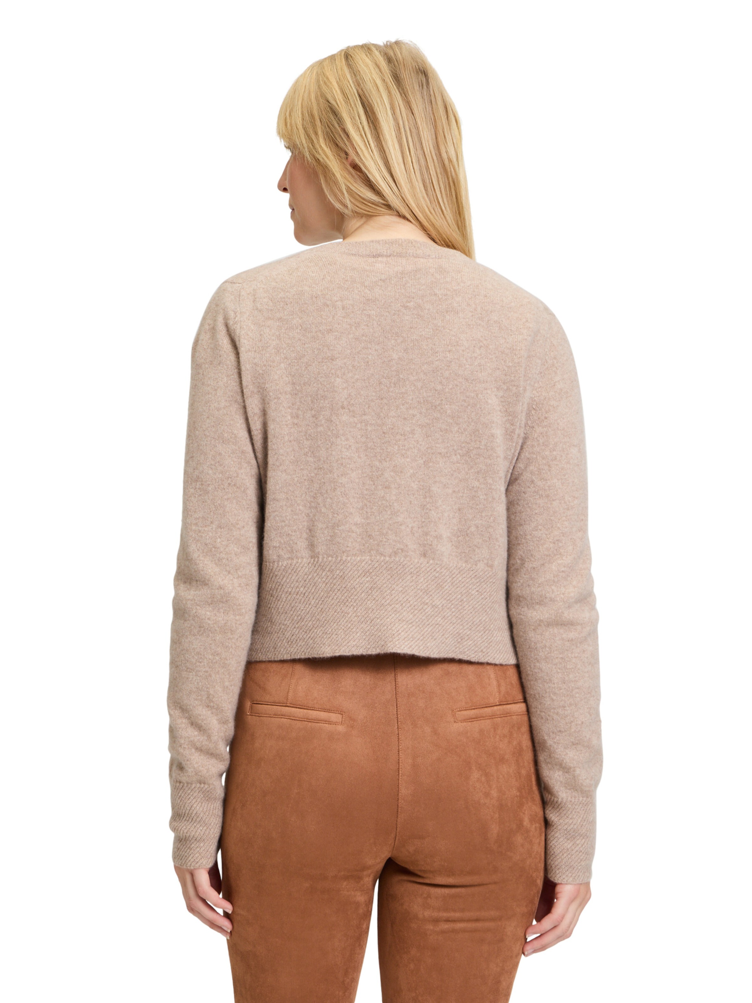 Betty Barclay Gebreid vest in Beige