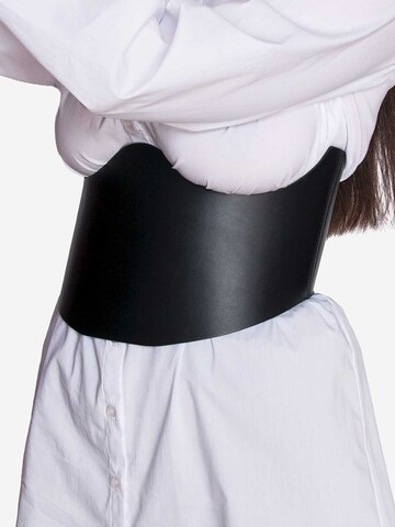 Haute Cuir - Cinturón 'Underbust' en negro