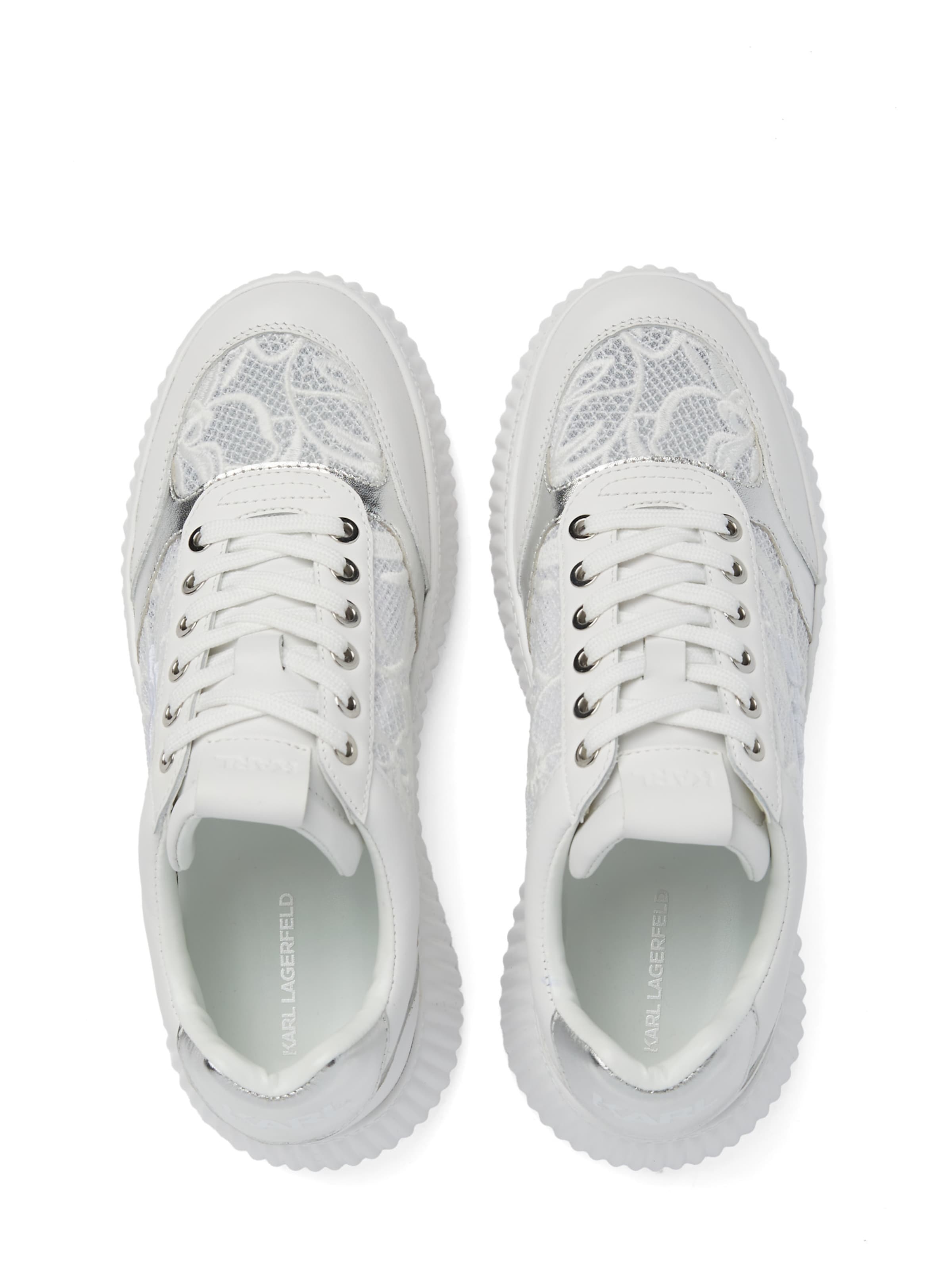 Karl Lagerfeld Sneaker low ' KREEPER ORCHIDEEN-SNEAKERS ' i hvid
