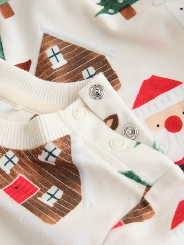 Next - Pijama 'Christmas' en blanco