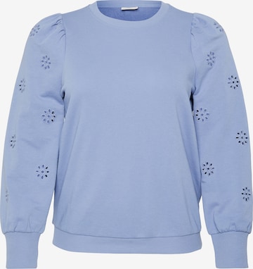 ONLY Carmakoma - Sudadera 'CARFemme' en azul: frente