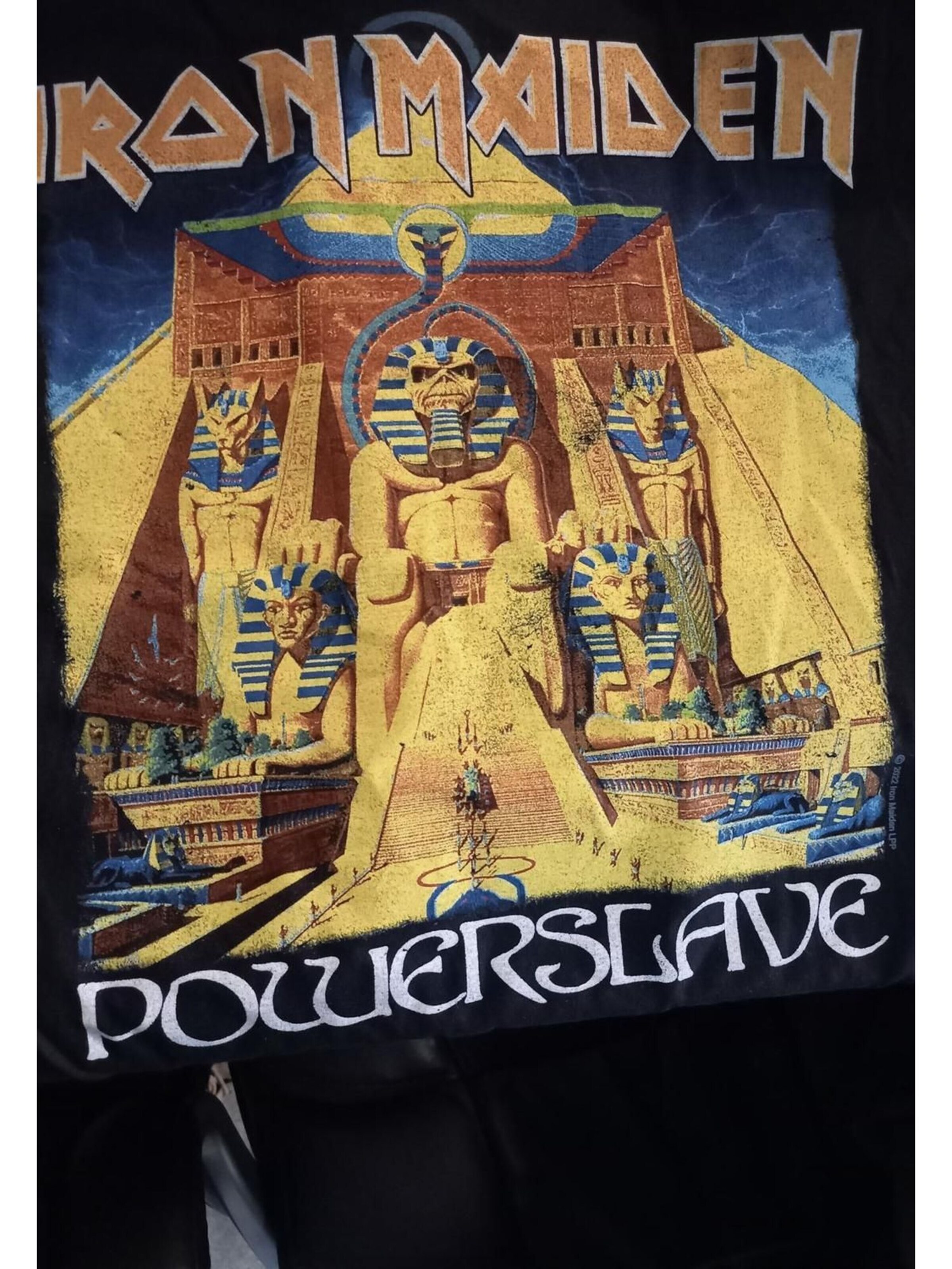 T-Shirt 'Iron Maiden Powerslave  T-Shirt' Iron Maiden en noir