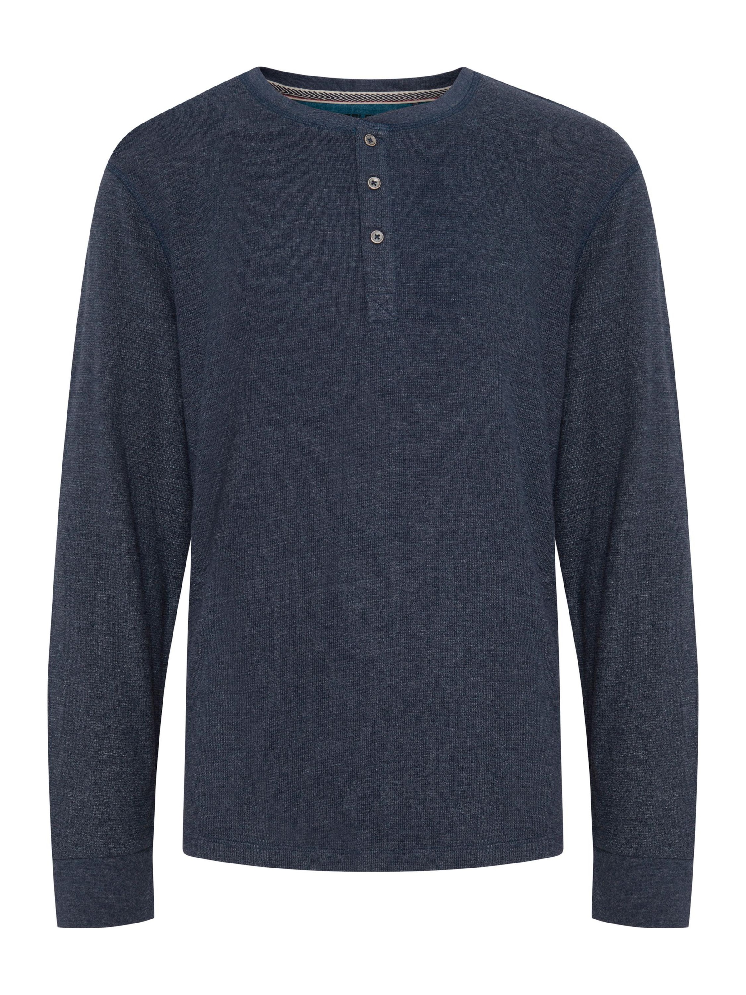 BLEND Shirt 'Noble' in Blauw: voorkant