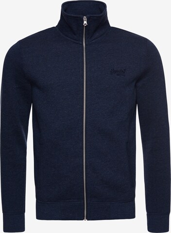 Superdry Sweatjacke in Blau: predná strana