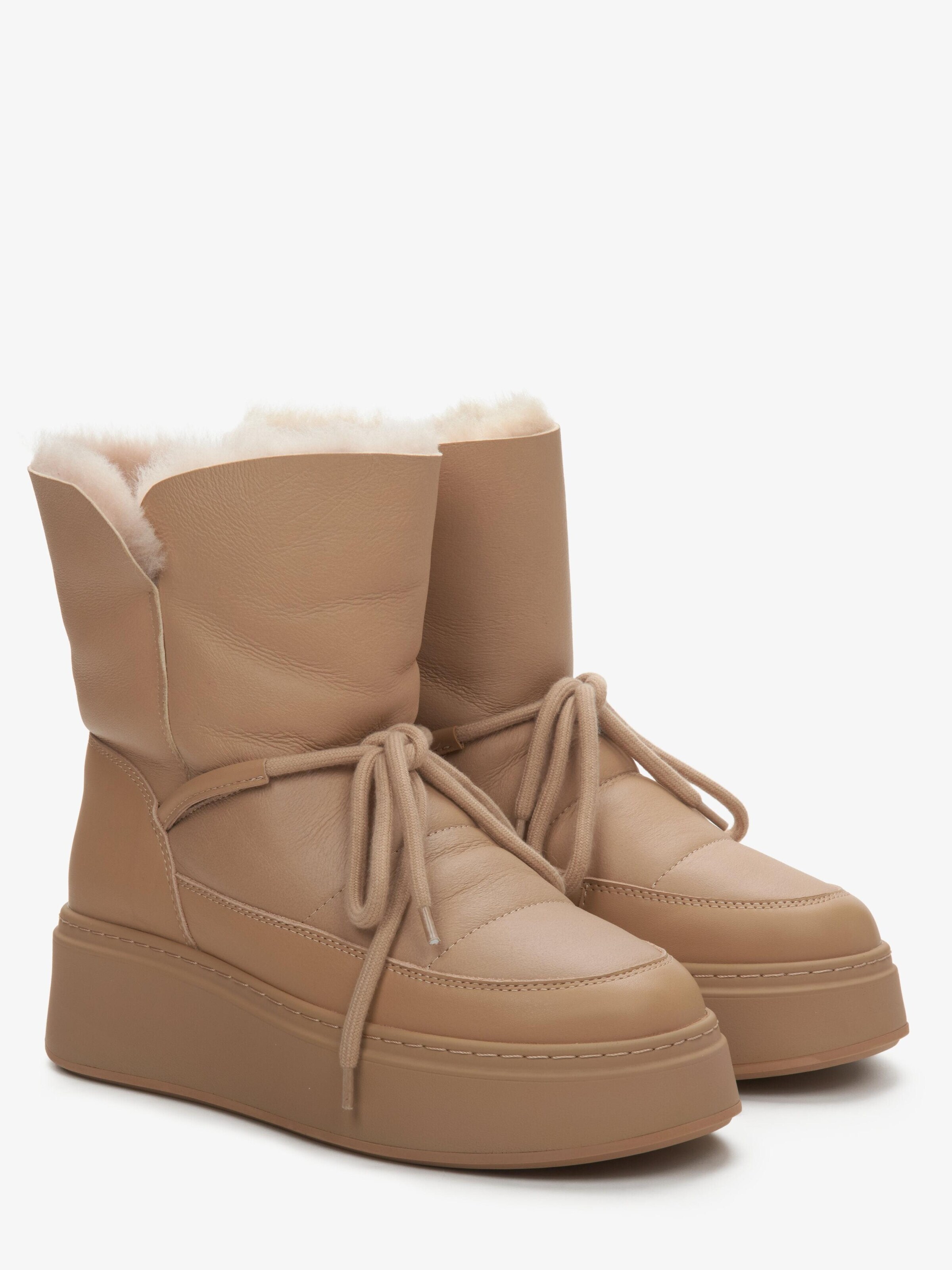 Estro Snowboots '2121-8'‌‌‌‌‌ in Braun